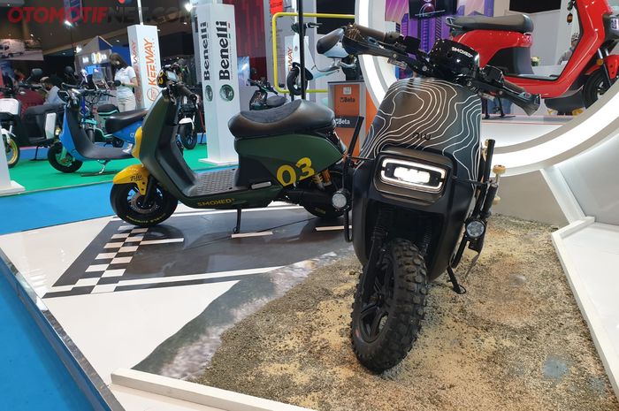NIU Gova-03 C.Racer dan Adventure hadir di booth Utomocorp dalam ajang Periklindo Electric Motor Show (PEVS) 2022