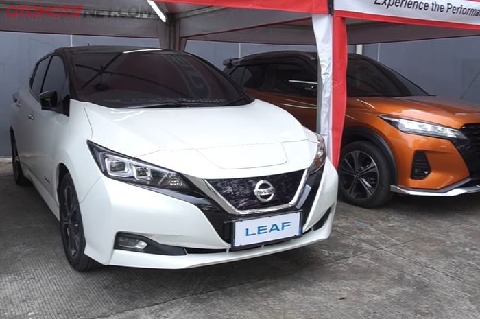 Mobil elektrifikasi Nissan Leaf dan Kicks e-POWER juga bisa dicoba langsung di GIIAS.
