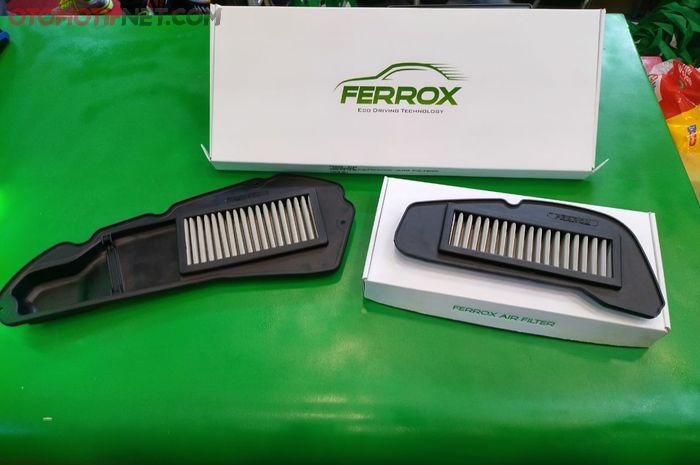 Filter udara baru dari Ferrox untuk matik Honda bermesin 160 cc dan Yamaha Fazzio