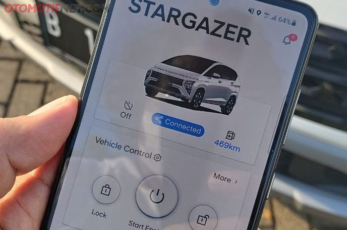 Ilustrasi aplikasi BlueLink Hyundai Stargazer. Apakah berbeda dari Creta?
