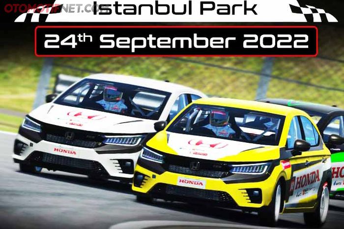 Honda Racing Simulator Championship di sirkuit virtual Istanbul, Turki.