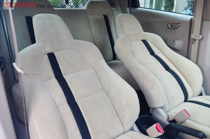 Interior Honda Brio dilapis bahan kain Toyota Alphard