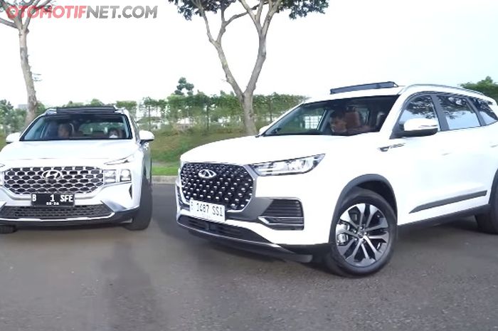 Komparasi Chery Tiggo 8 Pro VS Hyundai Santa Fe