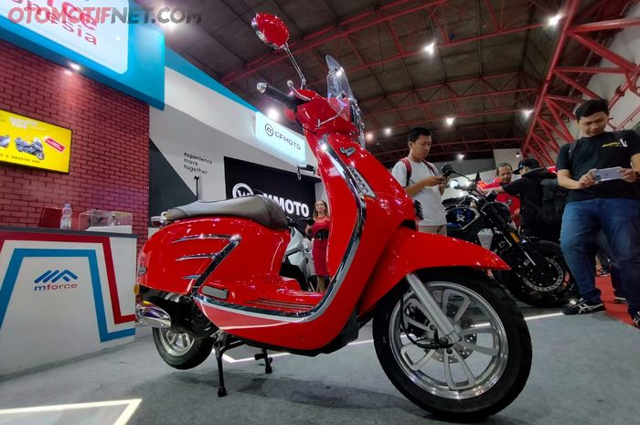 WMoto Greta 150 meluncur di Jakarta Fair Kemayoran (JFK) 2023