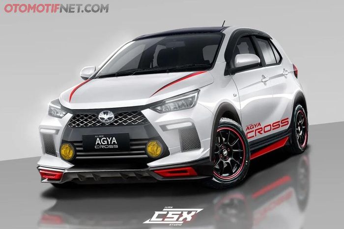 Modifikasi digital Toyota  Agya Cross