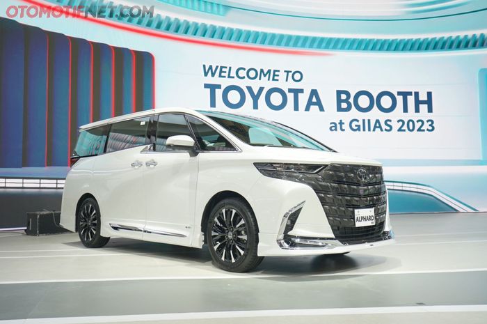 Toyota Alphard 2023, ada varian hybrid. Meluncur di GIIAS 2023