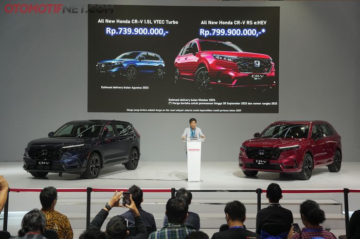Harga All New Honda CRV RS e:HEV dibanderol nyaris Rp 800 juta