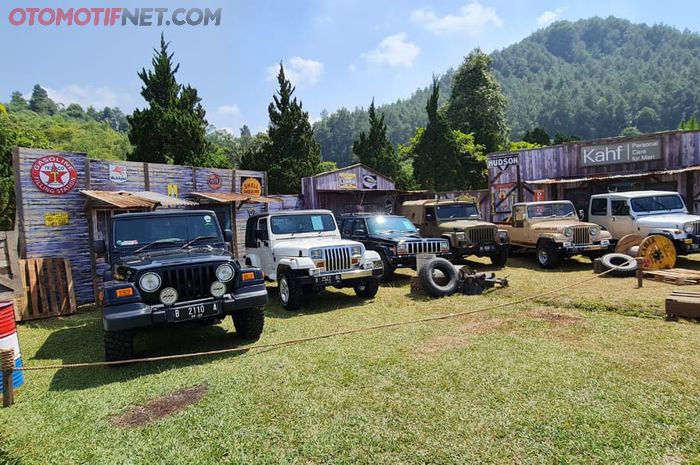 Jambore Nasional American Jeep XI 2023 berlangsung di Sariater, Subang
