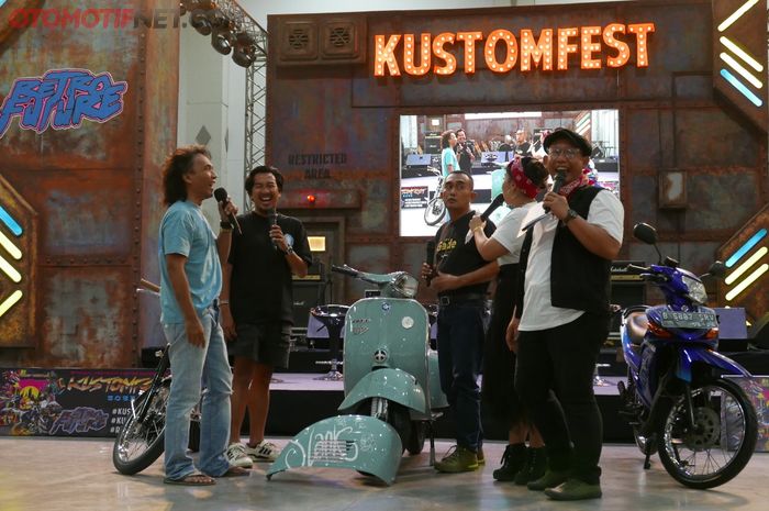 PT Pegadaian hadir di Kustomfest 2023, gandeng Elders Elettrico untuk pembiayaan konversi motor listrik