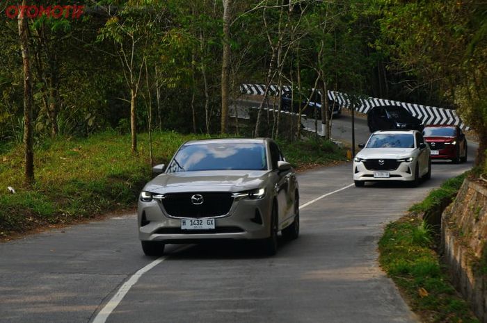 Suspensi All-New Mazda CX-60 asik banget saat ketemu jalan berliku