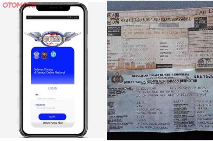 Pakai aplikasi SIGNAL di HP perpanjang STNK motor lancar tanpa perlu KTP pemilik lama.