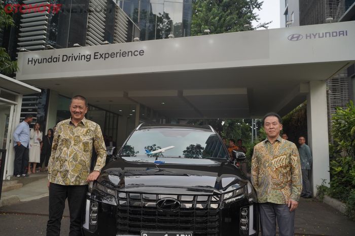 Hyundai Motors Indonesia (HMID) kolaborasi dengan Garuda Indonesia, menghadirkan City Checkin Lounge Eksklusif Garuda di Hyundai Driving Experience SCBD, Jakarta Pusat