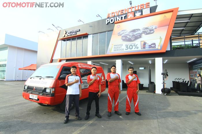 Posko Siaga Mitsubishi Motors Adventure Point ada di 7 titik rest area tol Jawa-Sumatera 