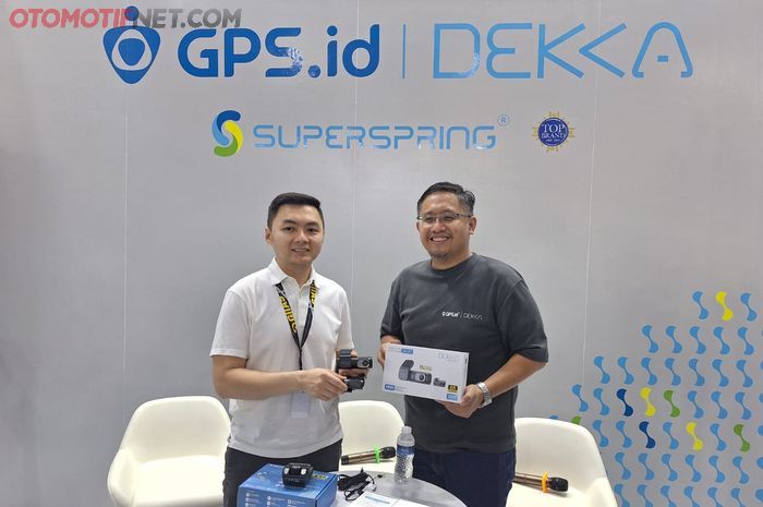 Perkenalan produk dashcam dan GPS tracker dari PT Super Spring lewat merek GPS.id dan Dekka di GIIAS 2024