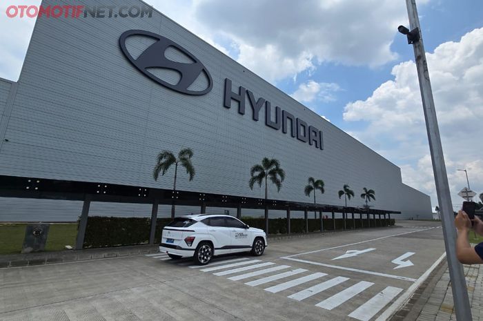Hyundai Motors Manufacturing Indonesia (HMMI) di kawasan Delta Mas, Cikarang, Jawa Barat