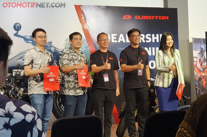 QJMotor Indonesia adakan tanda tangan kerjasam pembukaan dealer