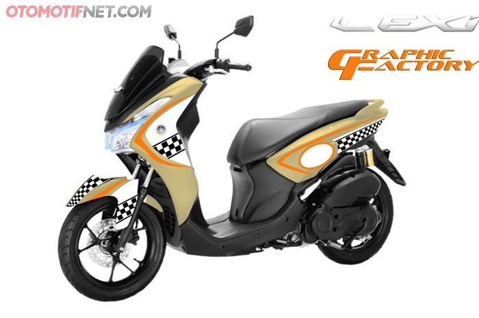 Modifikasi Grafis Yamaha Lexi Graphic Factory