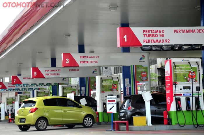 Ilustrasi SPBU Pertamina