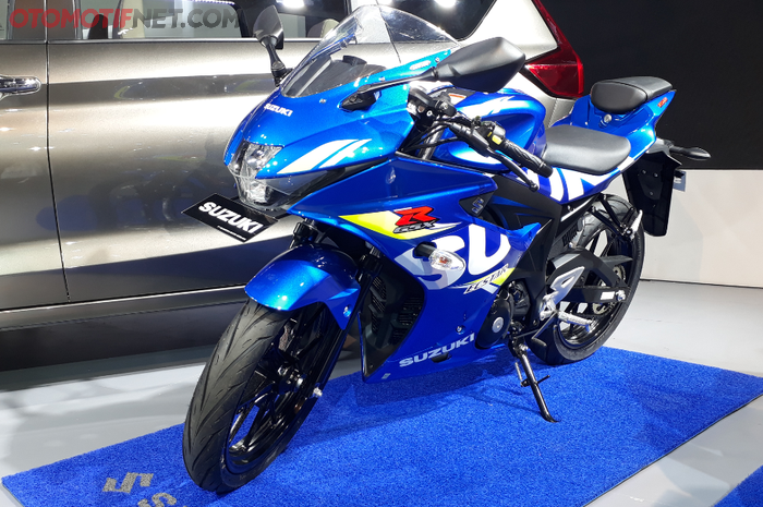 Suzuki GSX-R150 dengan menggunakan livery Ecstar MotoGP