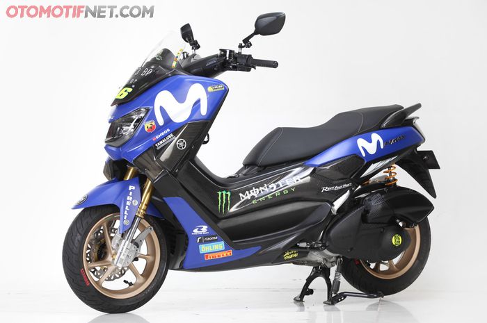 Modifikasi Yamaha NMAX Livery Yamaha MotoGP 2018