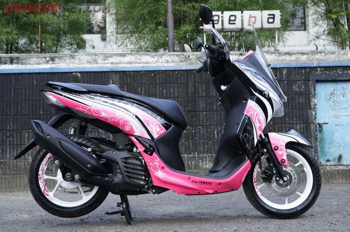 Modifikasi Yamaha Lexi Jadi Feminim Geba Leisure Parts