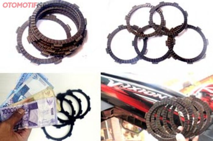 Ilustrasi kampas kopling Yamaha Byson pakai Scorpio