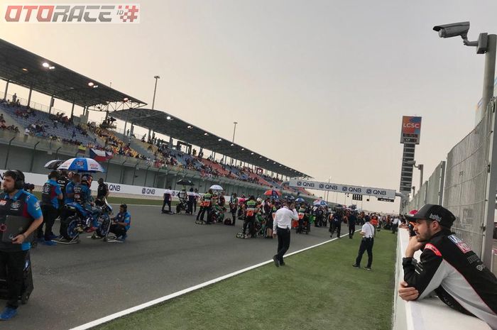 Sirkuit Losail untuk MotoGP Qatar akan berlakukan protokol kesehatan yang lebih ketat. 