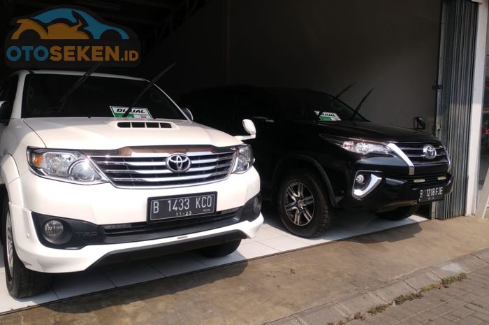 Ilustrasi. Toyota Fortuner Diesel bekas