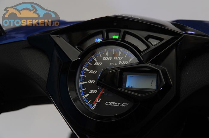 Speedometer All New BeAT ada perubahan layout, tapi isinya sama saja
