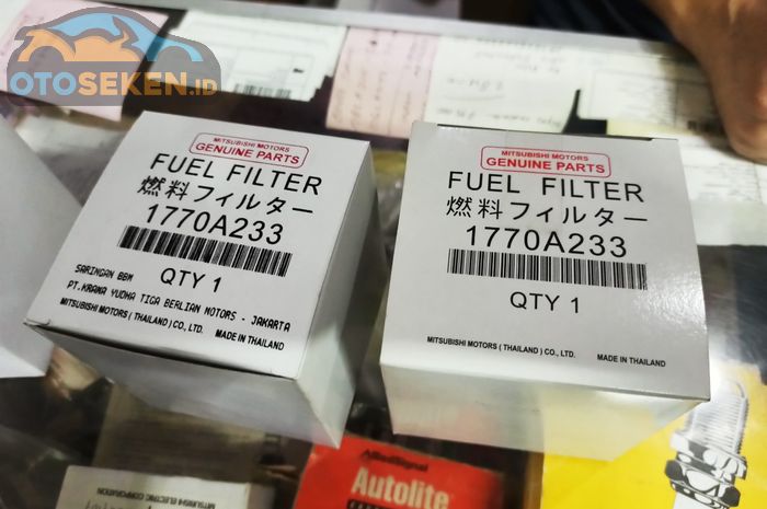 Fuel Filter Mitsubishi Pajero Sport orisinal vs palsu