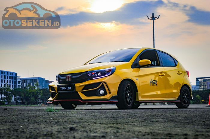 Hanya bagian depan dari Honda Brio lama yang bisa dipasangi body kit Civic Type R