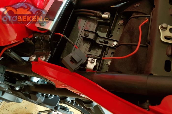 Ilustrasi kabel massa di motor