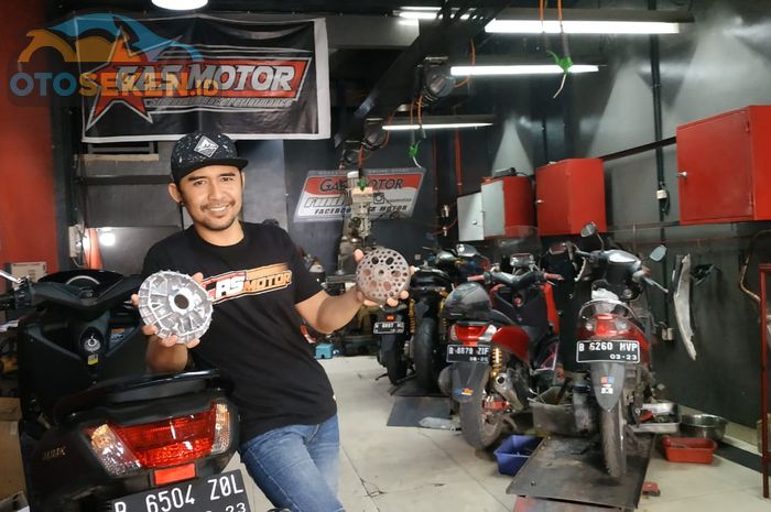 Toga Fantiarso, punggawa Gas Motor, spesialis upgrade performa motor matik