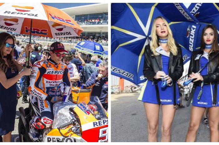 Umbrella Girl MotoGP