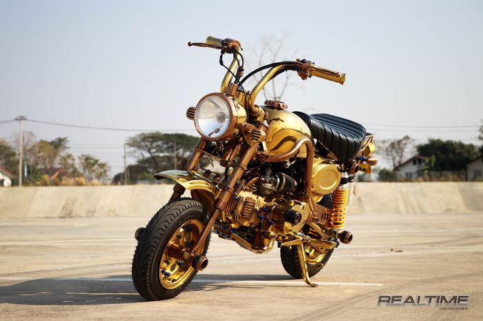 Honda Monkey sultan berlapis emas
