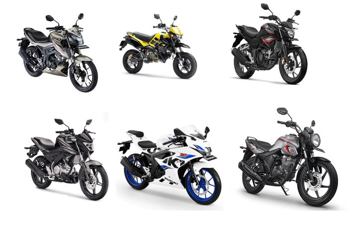 Ilustrasi motor sport  Honda, Kawasaki, Suzuki dan Yamaha 