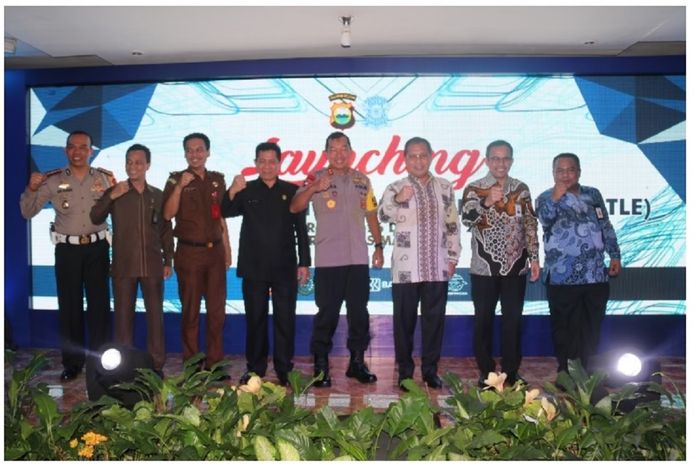 Peluncuran tilang elektronik di Sulsel