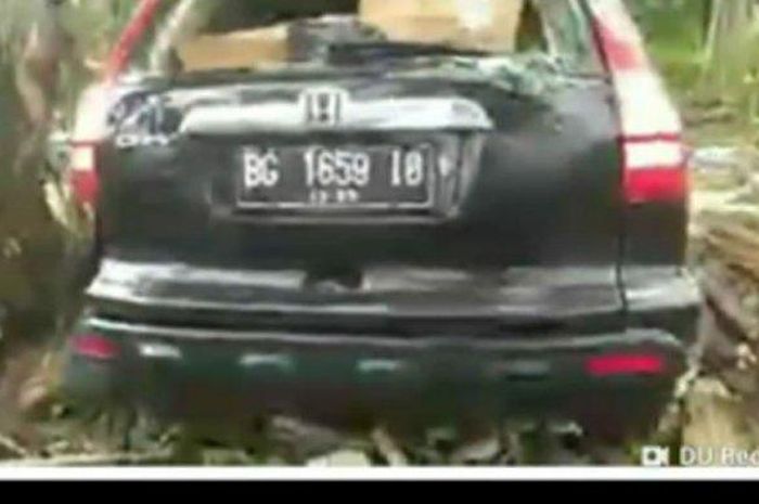 Mobil Honda CR-V korban Tsunami Selat sunda 2018