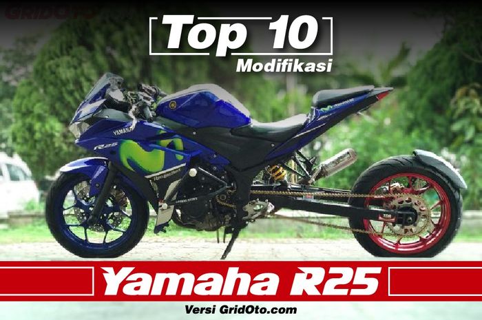 10 modifikai motor Yamaha R25 