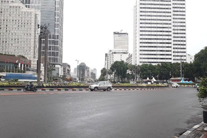 Bundaran Hotel Indonesia, Jalan Jenderal Sudirman, Jakarta Pusat