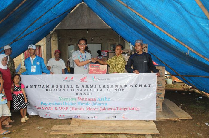 Yayasan Wahana Artha berikan donasi untuk korban bencana tsunami Selat Sunda