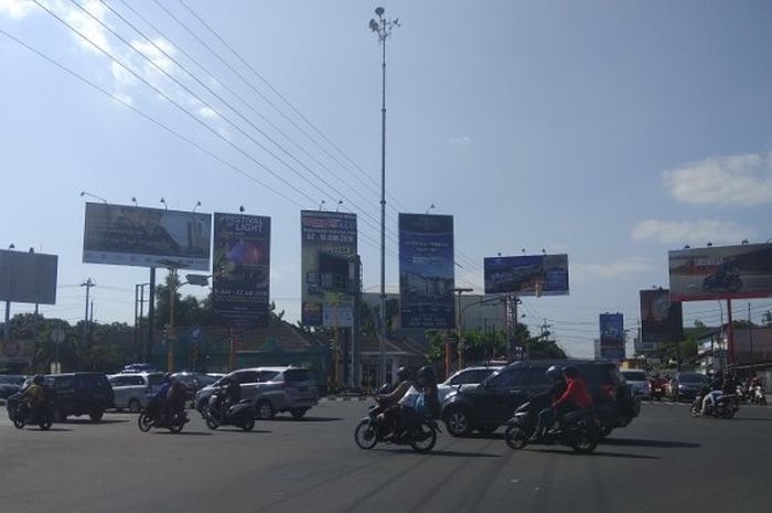 Simpang empat Kentungan Yogyakarta yang bakal dibangun underpass