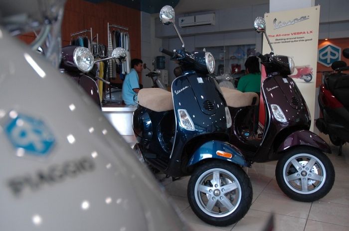 Ilustrasi dealer Piaggio Vespa, ada potongan harga servis untuk yang motornya terkena banjir