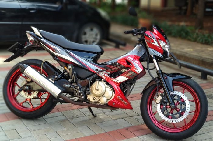 Sebelum Modif Wajib Tahu Nih Plus Minus Pakai Ban Gajah Di Suzuki Satria F150 Semua Halaman Gridoto Com