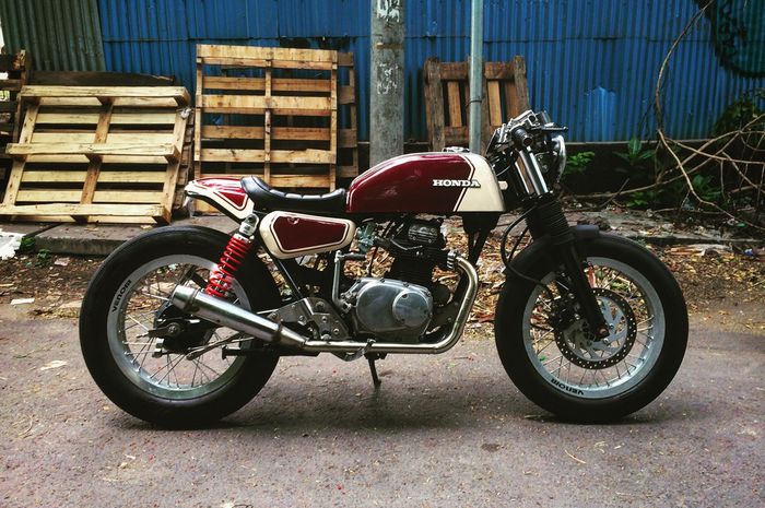 Modifikasi Honda CB175 cafe racer