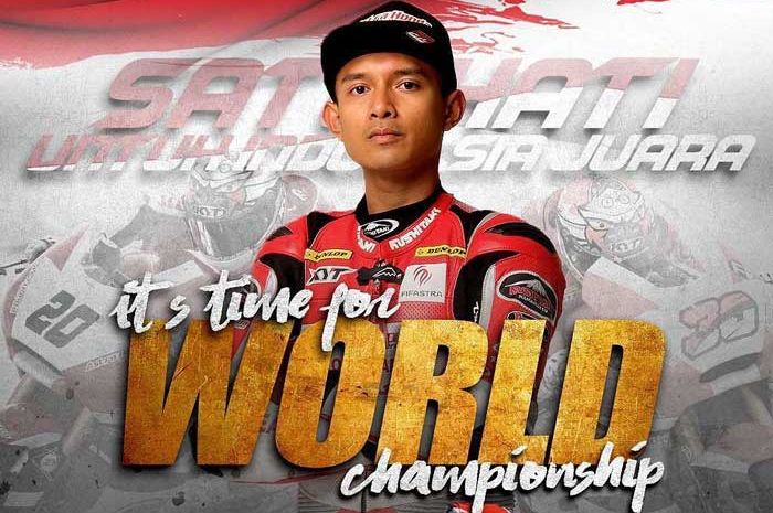 Dimae Ekky Pratama model 2 musim di CEV Moto2 menujua Moto2 dunia