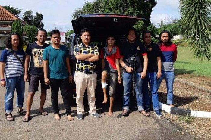 Satreskrim Polres Lampung Utara menangkap pelaku curanmor, Selasa (15/1/2019) 