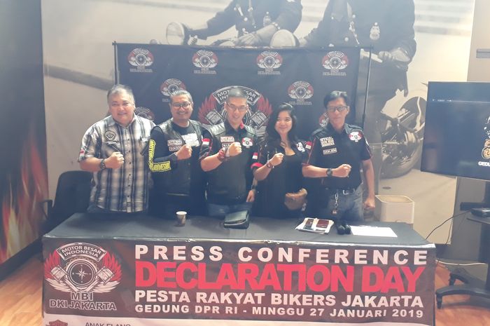 Press Conference Declaration Day Pesta Rakyat Bikers Jakarta