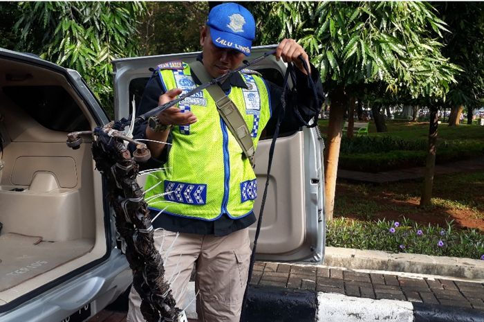 Siswanto salah satu relawan Saber Paku