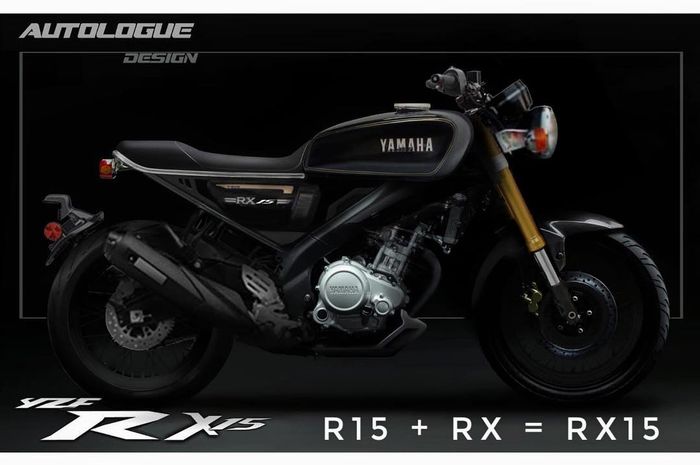 Modifikasi digital gabungan Yamaha R15 dan Yamaha RX100